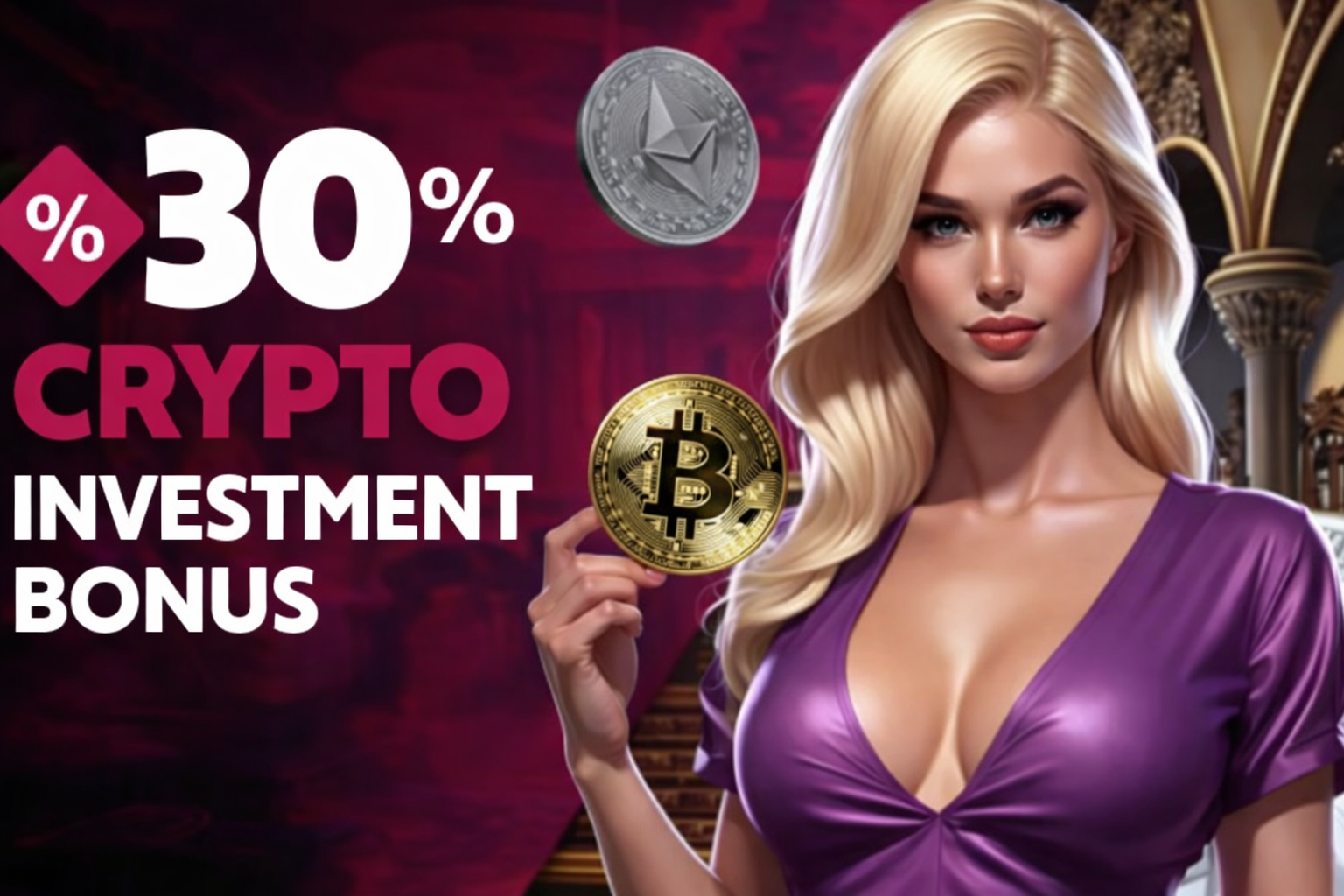 30% Crypto Deposit Bonus